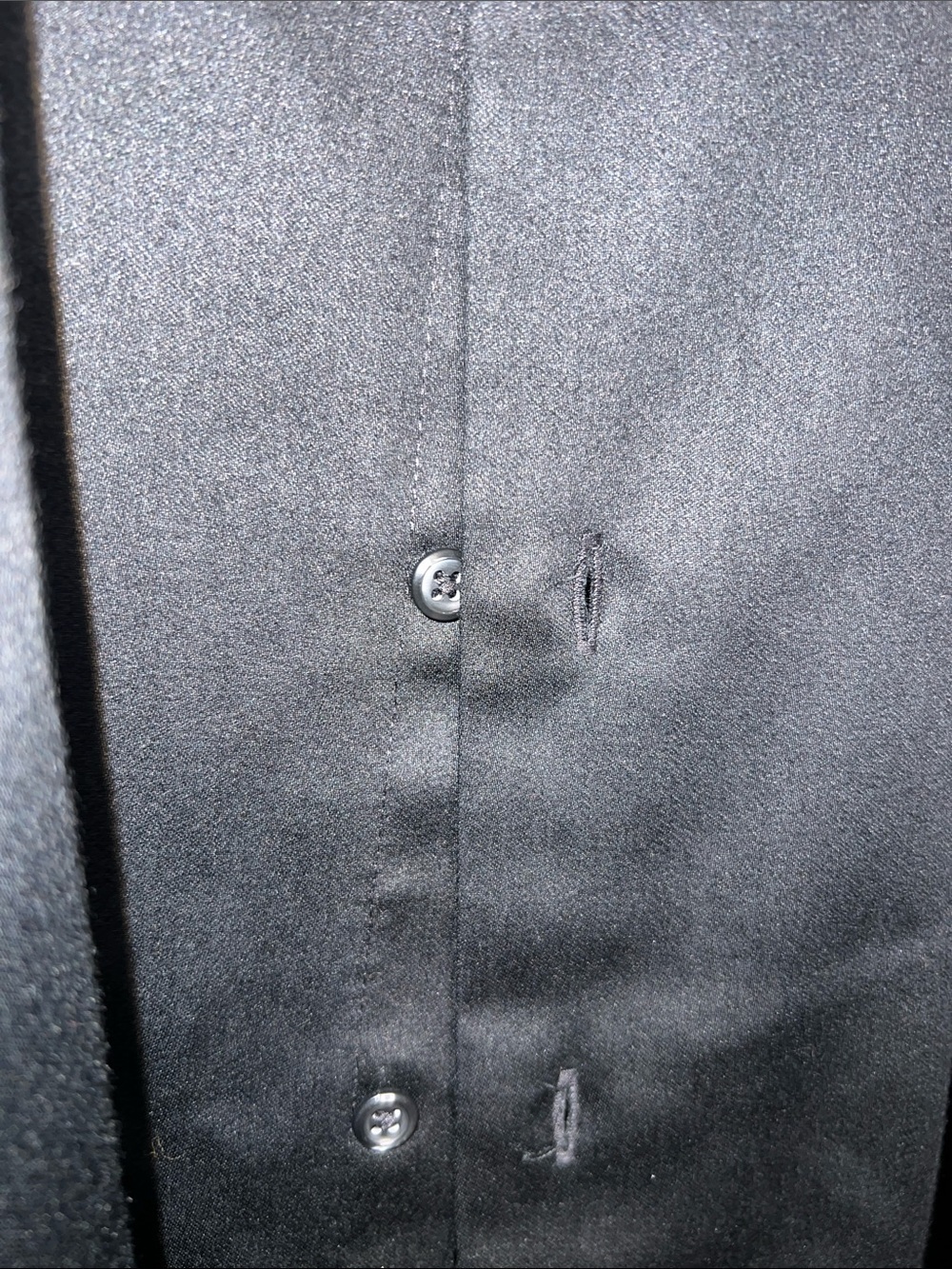 Geoffrey Beene Men's Black Long-Sleeve Dress Shirt - Picture 5 of 6